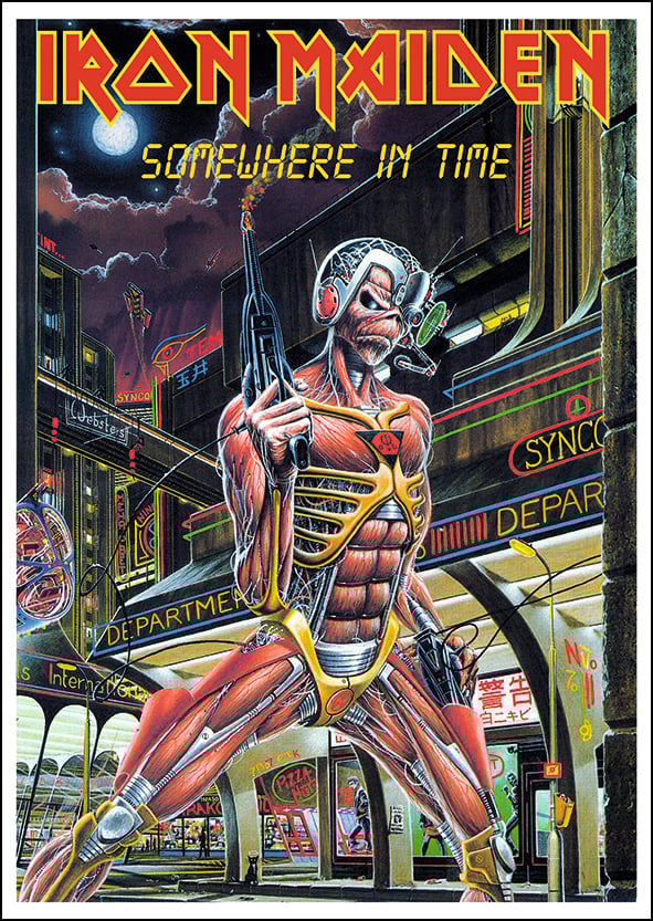 Iron Maiden - Somewhere In Time (Version 1) | retro.posters